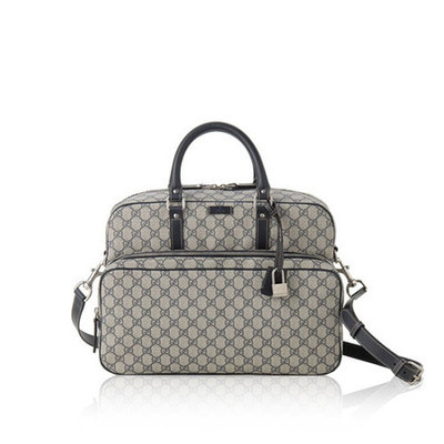 古馳 GUCCI 藏青色經典圖案旅行包246478-郵樂