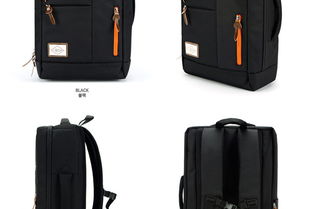 韓版男士背包 大容量拉鏈雙肩背包 純色休閑牛津布旅行包mst