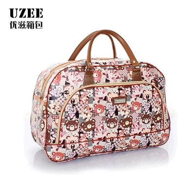 批發旅行袋 韓版手提旅行包 PU防水行李包 行李箱包廠家一件