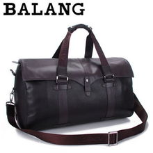 男士手提旅行包大容量 商務行李包 真皮 單肩男包