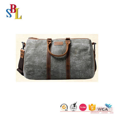 【廠家定做2017歐美時尚新款大容量旅行包帆布手提旅行袋行李包袋sbl-337】深圳市龍崗區盛寶萊皮具廠 - 產品庫