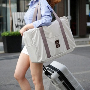 韓版折疊旅行包男女士便攜防水可套拉桿箱大容量收納包手提旅行袋