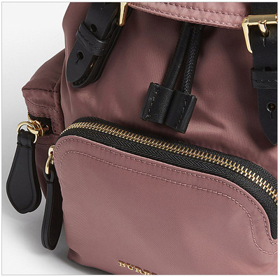 BURBERRY/博柏利 楊冪/趙又廷同款 中性款式尼龍配皮小號(hào)時(shí)尚登山包旅行包雙肩包