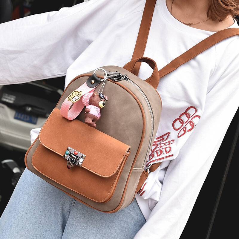 快樂嘉人2017夏季新款校園風雙肩包 時尚與實用的完美結合